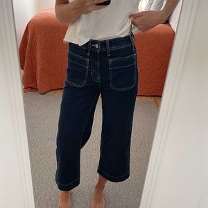 Free Assembly wide leg cropped pants